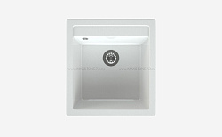 MAXSTONE Мойка глянцевая MS-10 (белый снег) 505*460*215